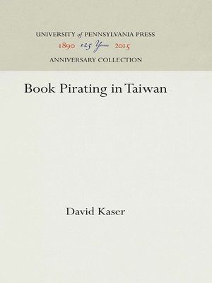 cover image of Book Pirating in Taiwan